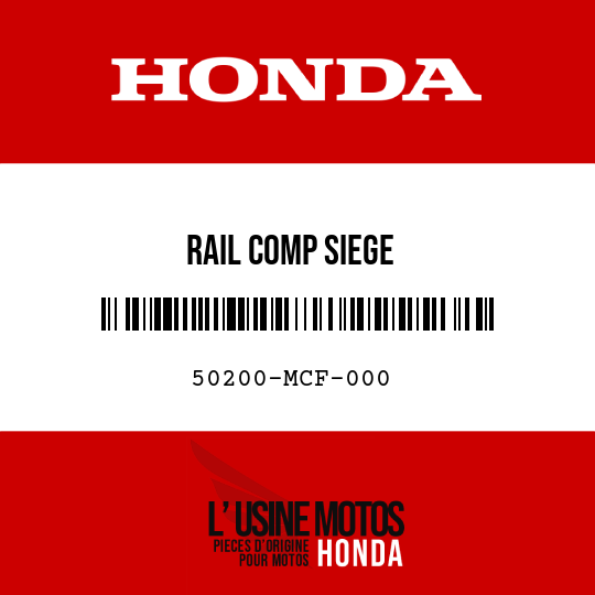 image de 50200-MCF-000 RAIL COMP SIEGE
