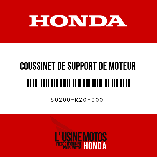 image de 50200-MZ0-000 COUSSINET DE SUPPORT DE MOTEUR