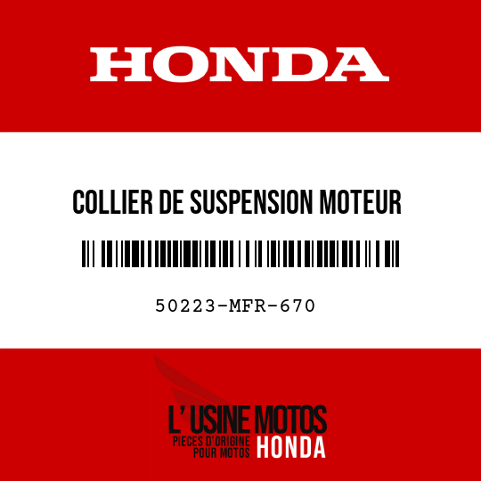 image de 50223-MFR-670 COLLIER DE SUSPENSION MOTEUR (24X32)