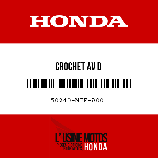 image de 50240-MJF-A00 CROCHET AV D