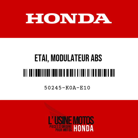 image de 50245-K0A-E10 ETAI, MODULATEUR ABS