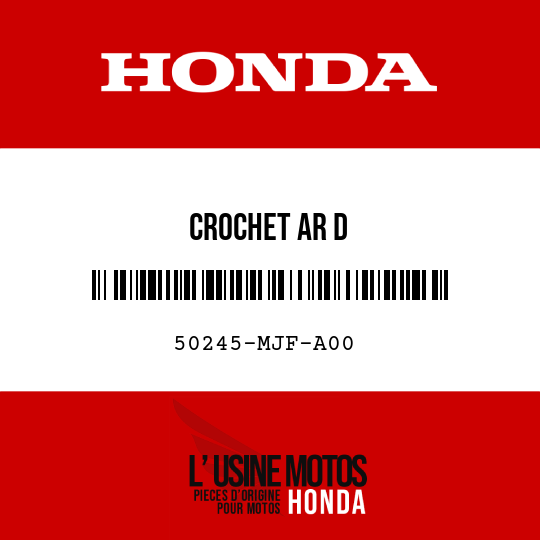 image de 50245-MJF-A00 CROCHET AR D