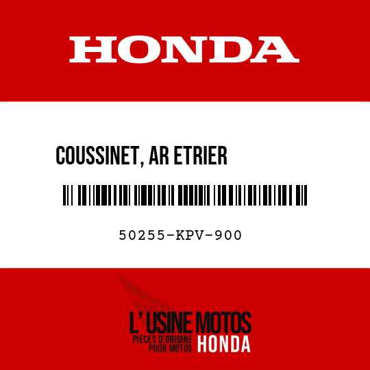 image de 50255-KPV-900 COUSSINET, AR ETRIER         TRANSVERSAL
