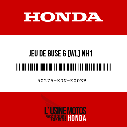 image de 50275-K0N-E00ZB JEU DE BUSE G (WL) NH1