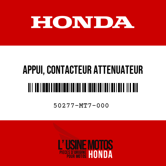 image de 50277-MT7-000 APPUI, CONTACTEUR ATTENUATEUR