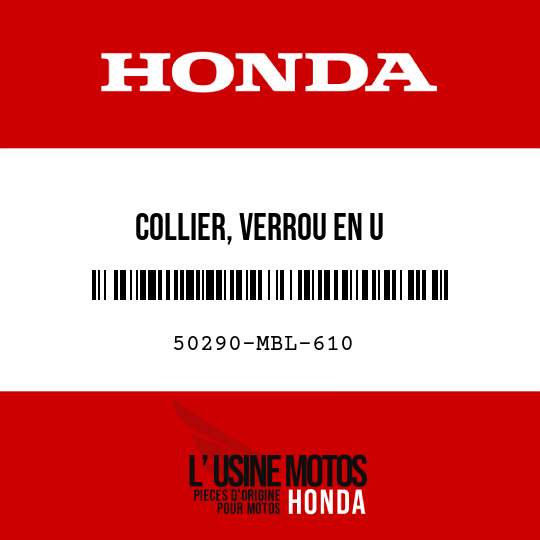 image de 50290-MBL-610 COLLIER, VERROU EN U