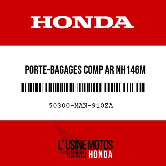 image de 50300-MAN-910ZA PORTE-BAGAGES COMP AR NH146M 