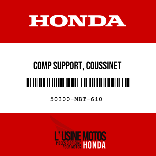 image de 50300-MBT-610 COMP SUPPORT, COUSSINET