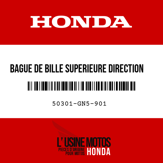 image de 50301-GN5-901 BAGUE DE BILLE SUPERIEURE DIRECTION