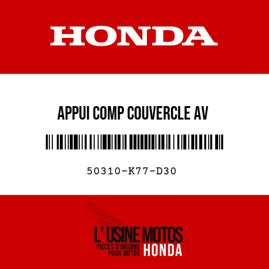image de 50310-K77-D30 APPUI COMP COUVERCLE AV