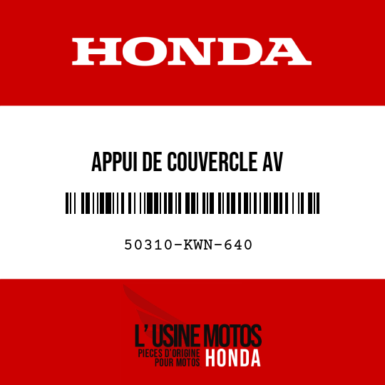 image de 50310-KWN-640 APPUI DE COUVERCLE AV