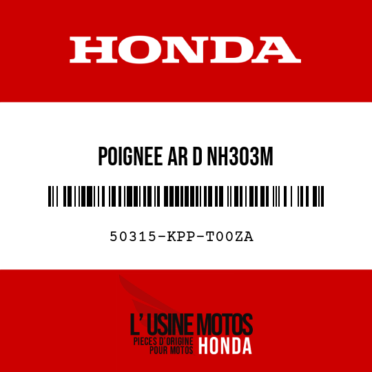 image de 50315-KPP-T00ZA POIGNEE AR D NH303M