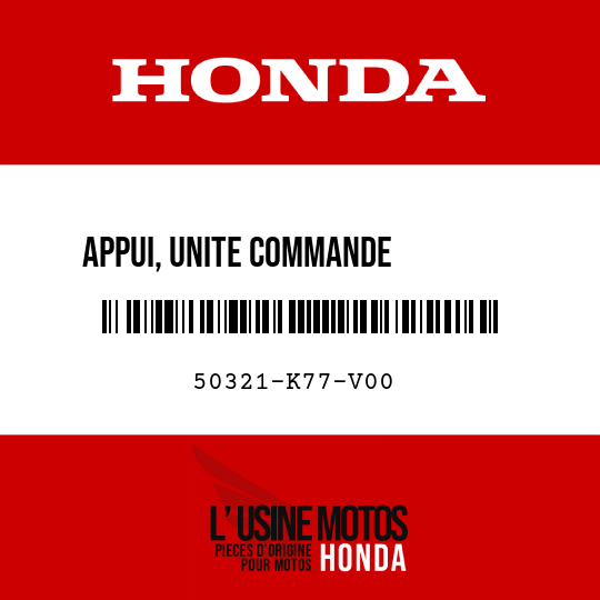 image de 50321-K77-V00 APPUI, UNITE COMMANDE         ELECTRONIQUE INTELLIGENTE