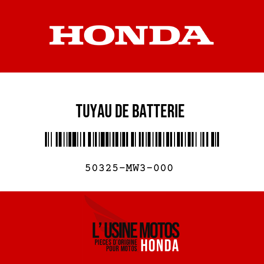 image de 50325-MW3-000 TUYAU DE BATTERIE