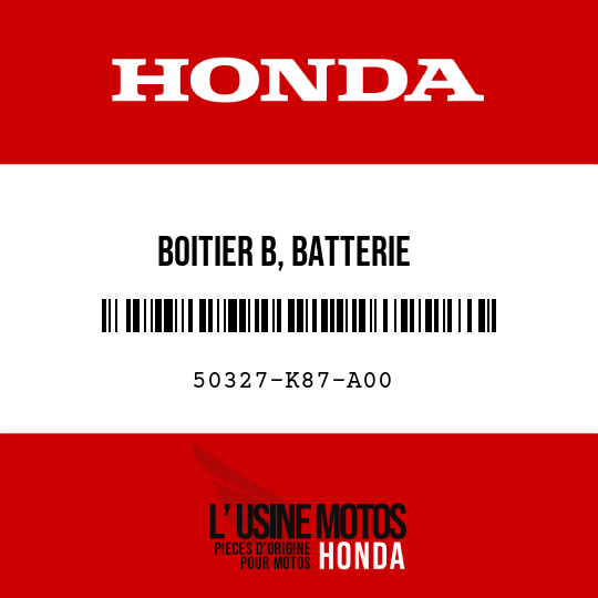 image de 50327-K87-A00 BOITIER B, BATTERIE