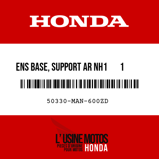 image de 50330-MAN-600ZD ENS BASE, SUPPORT AR NH1       1 