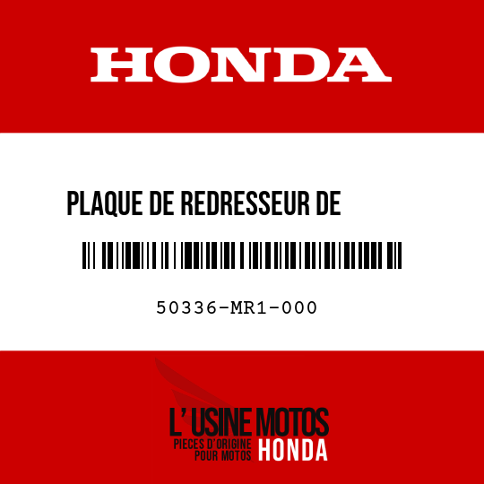 image de 50336-MR1-000 PLAQUE DE REDRESSEUR DE       CONTROLE