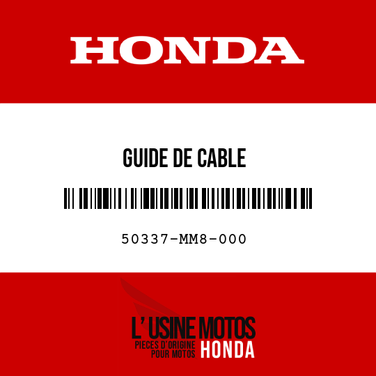 image de 50337-MM8-000 GUIDE DE CABLE
