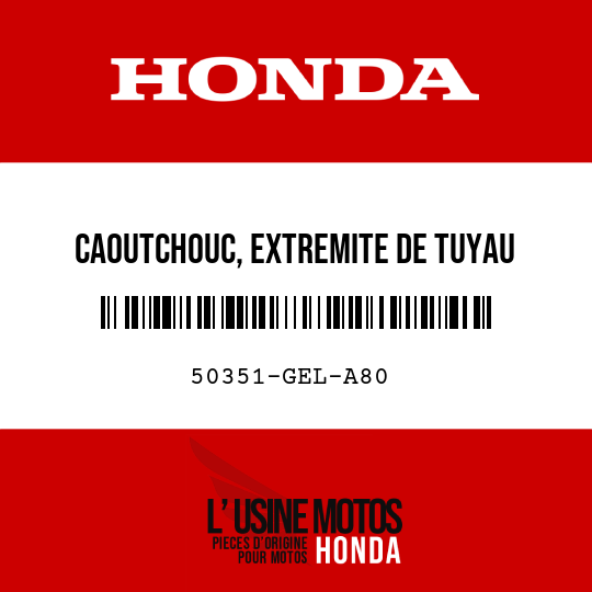 image de 50351-GEL-A80 CAOUTCHOUC, EXTREMITE DE TUYAU