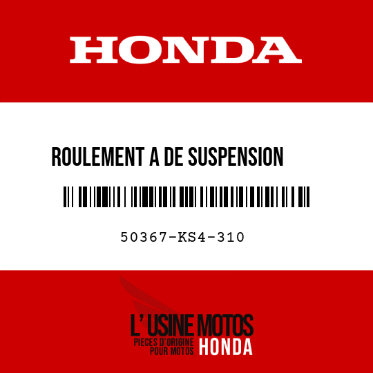image de 50367-KS4-310 ROULEMENT A DE SUSPENSION     MOTEUR
