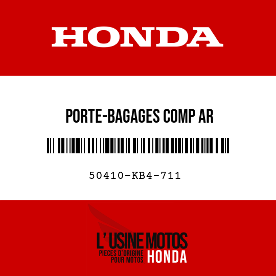 image de 50410-KB4-711 PORTE-BAGAGES COMP AR