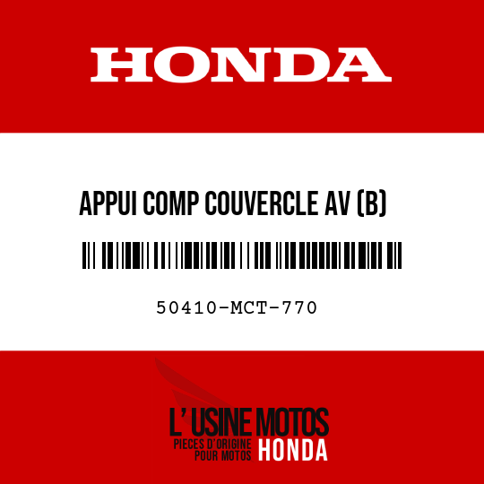 image de 50410-MCT-770 APPUI COMP COUVERCLE AV (B)