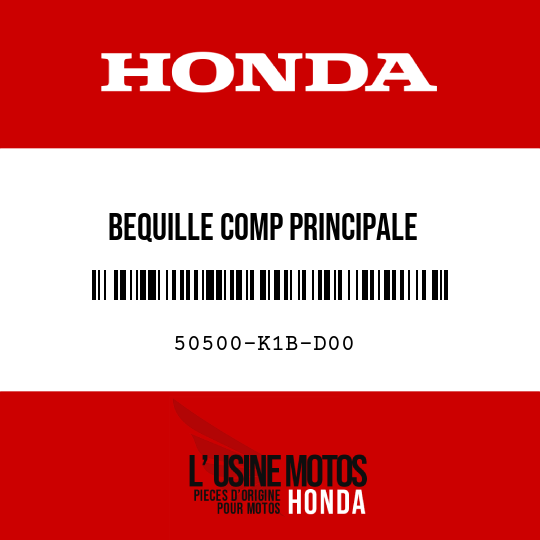 image de 50500-K1B-D00 BEQUILLE COMP PRINCIPALE