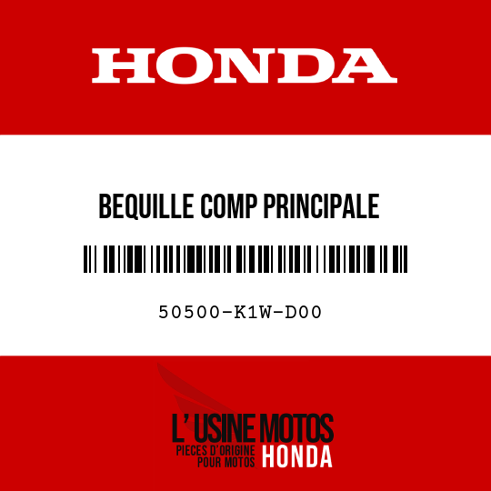image de 50500-K1W-D00 BEQUILLE COMP PRINCIPALE