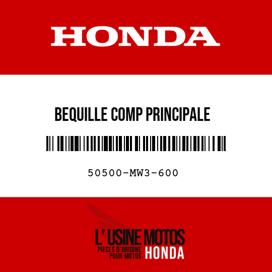 image de 50500-MW3-600 BEQUILLE COMP PRINCIPALE