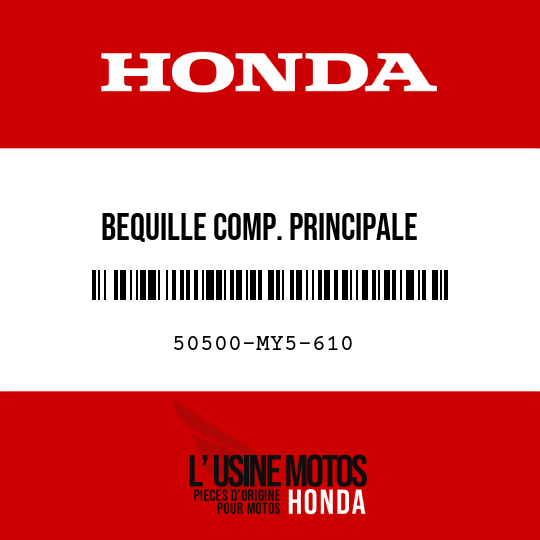 image de 50500-MY5-610 BEQUILLE COMP. PRINCIPALE