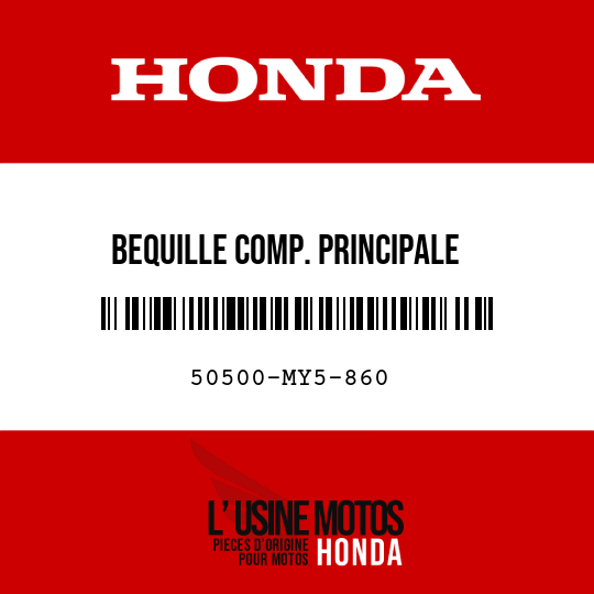 image de 50500-MY5-860 BEQUILLE COMP. PRINCIPALE