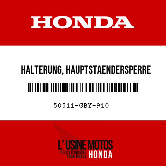 image de 50511-GBY-910 HALTERUNG, HAUPTSTAENDERSPERRE
