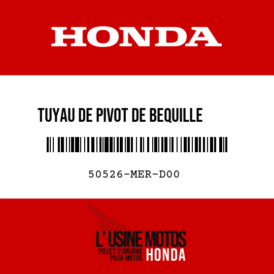 image de 50526-MER-D00 TUYAU DE PIVOT DE BEQUILLE    PRINCIPALE