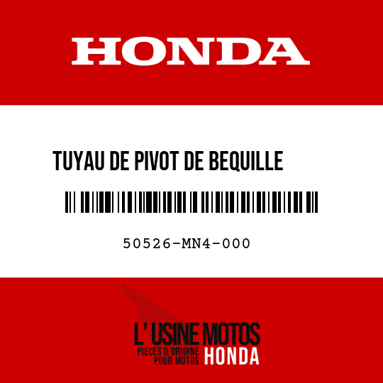 image de 50526-MN4-000 TUYAU DE PIVOT DE BEQUILLE    PRINCIPALE