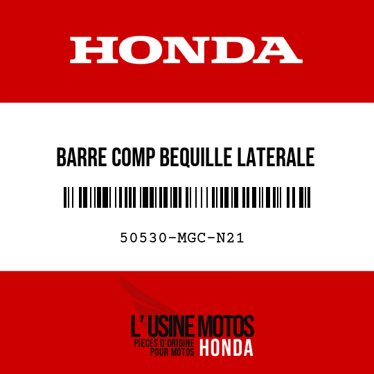 image de 50530-MGC-N21 BARRE COMP BEQUILLE LATERALE