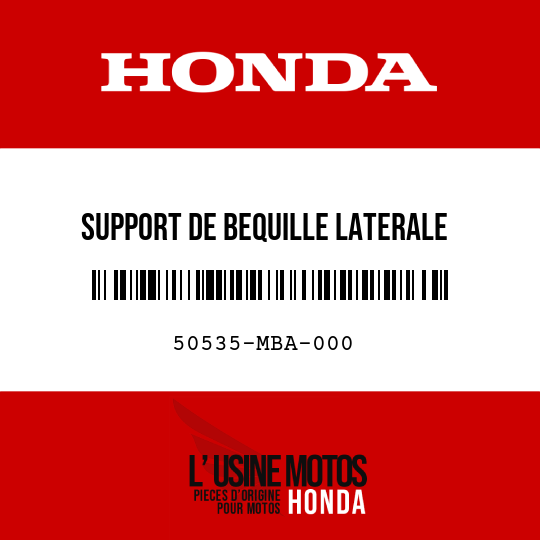 image de 50535-MBA-000 SUPPORT DE BEQUILLE LATERALE