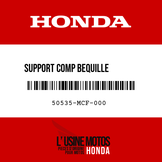 image de 50535-MCF-000 SUPPORT COMP BEQUILLE        LATERALE