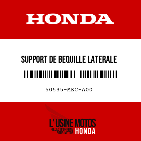 image de 50535-MKC-A00 SUPPORT DE BEQUILLE LATERALE