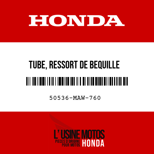 image de 50536-MAW-760 TUBE, RESSORT DE BEQUILLE
