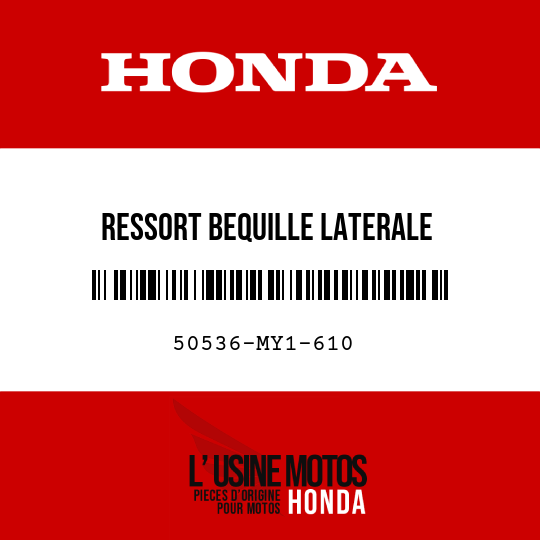 image de 50536-MY1-610 RESSORT BEQUILLE LATERALE AUXILIAIRE