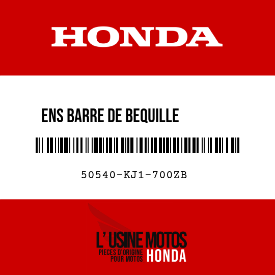 image de 50540-KJ1-700ZB ENS BARRE DE BEQUILLE        LATERALE R110 