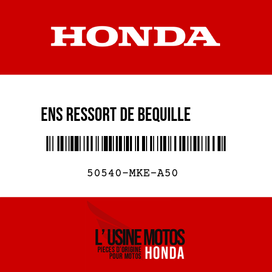 image de 50540-MKE-A50 ENS RESSORT DE BEQUILLE      LATERALE