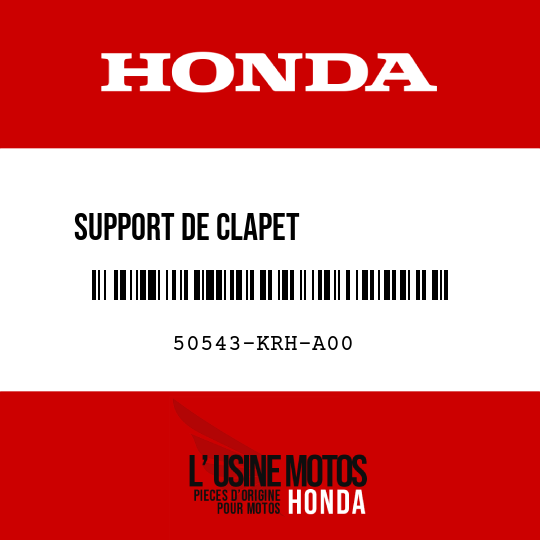 image de 50543-KRH-A00 SUPPORT DE CLAPET             D'ASPIRATION