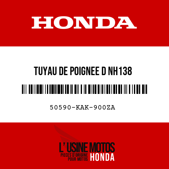 image de 50590-KAK-900ZA TUYAU DE POIGNEE D NH138 