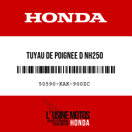 image de 50590-KAK-900ZC TUYAU DE POIGNEE D NH250 