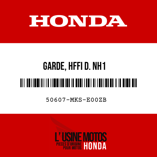 image de 50607-MKS-E00ZB GARDE, HFFI D. NH1