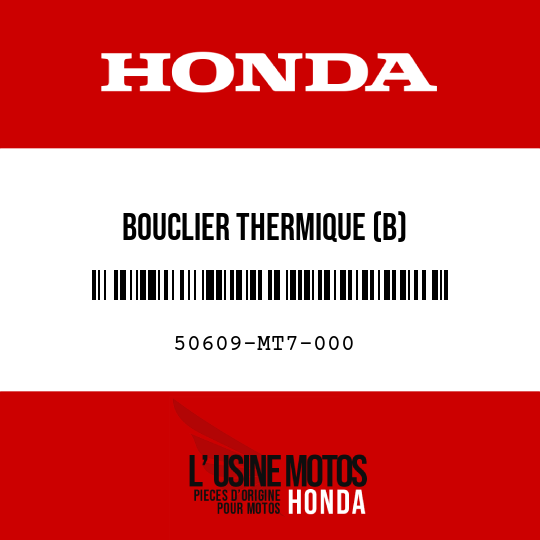 image de 50609-MT7-000 BOUCLIER THERMIQUE (B)