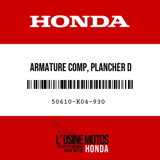 image de 50610-K04-930 ARMATURE COMP, PLANCHER D