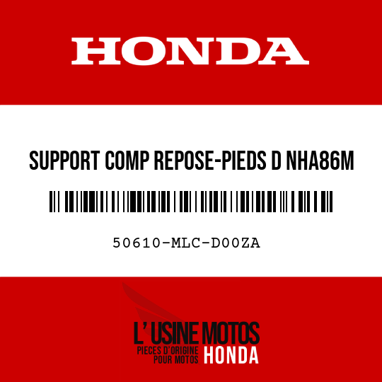 image de 50610-MLC-D00ZA SUPPORT COMP REPOSE-PIEDS D NHA86M