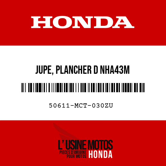 image de 50611-MCT-030ZU JUPE, PLANCHER D NHA43M 